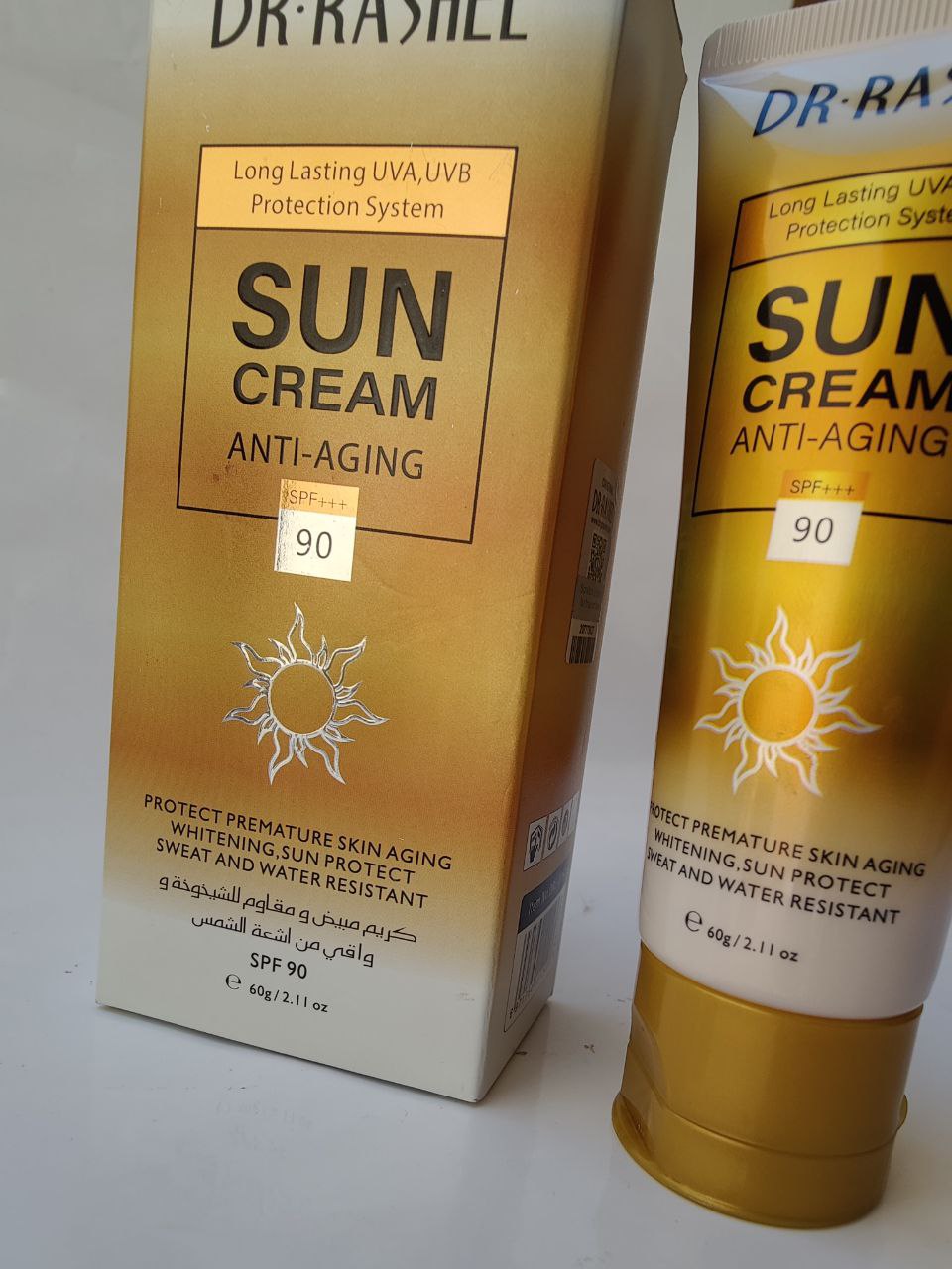 كرام ضد اشعة الشمس  Sun Cream anti solaire 🌞☀️ DR.Rachel