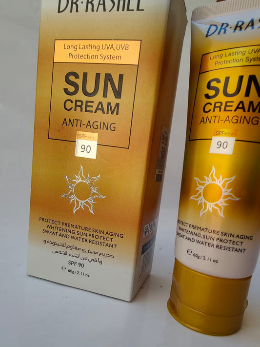 كرام ضد اشعة الشمس  Sun Cream anti solaire 🌞☀️ DR.Rachel